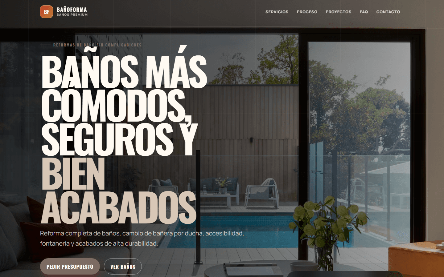 Vista previa de web para Reformas de baño
