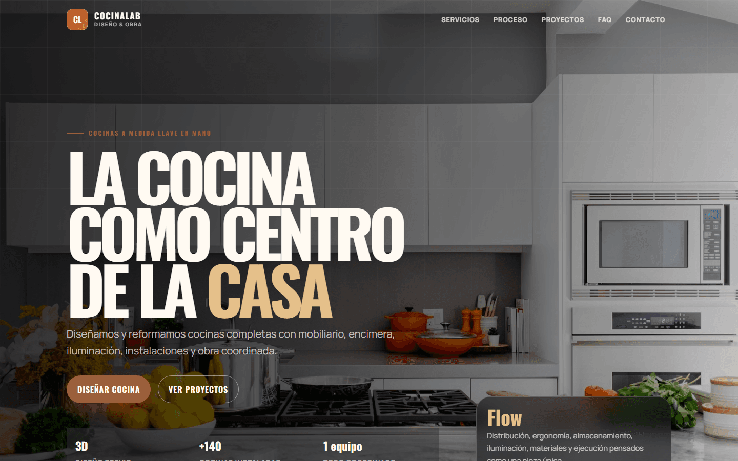 Vista previa de web para Cocinas a medida
