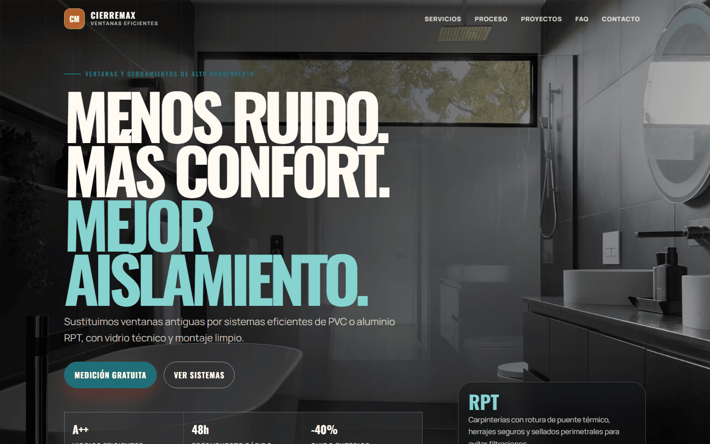Vista previa de web para Ventanas y cerramientos