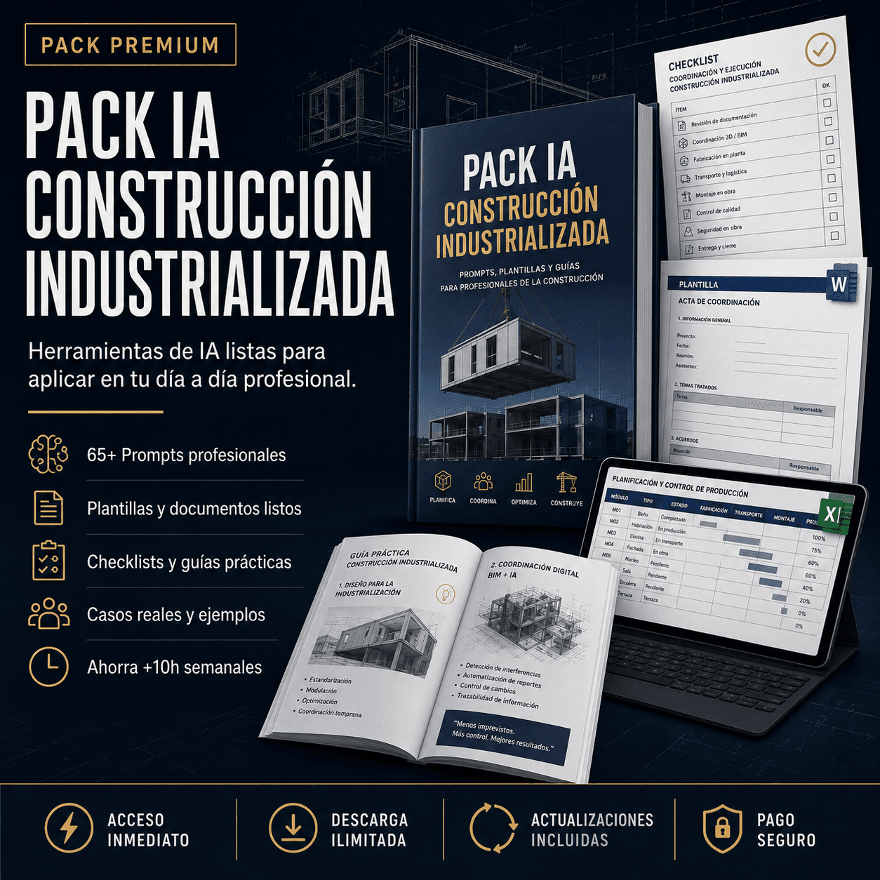 Pack IA · Construcción Industrializada